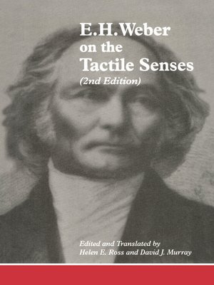 cover image of E.H. Weber On the Tactile Senses